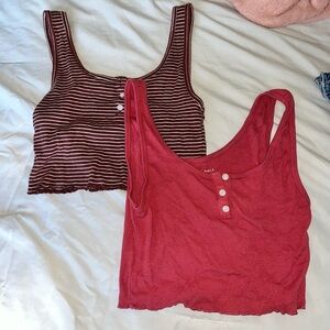Bundle American eagle crop tanks